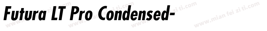 Futura LT Pro Condensed字体转换